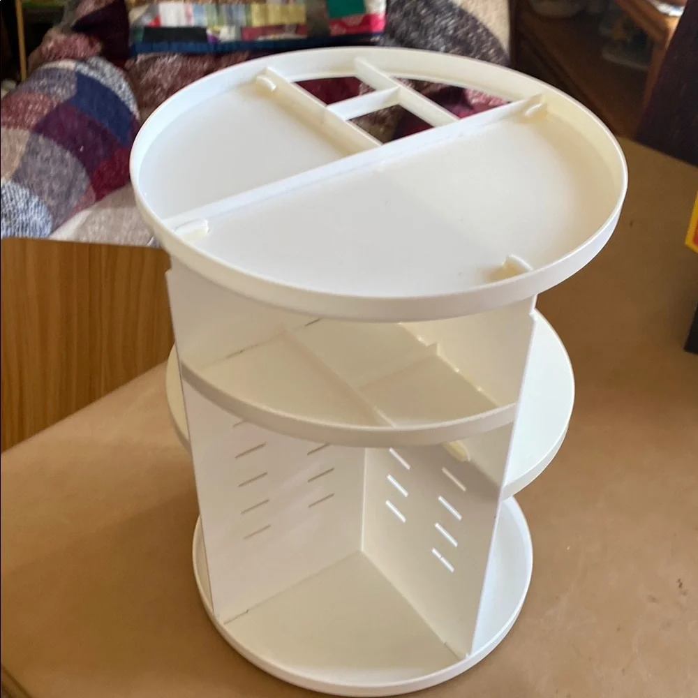 White Rotating Organizer